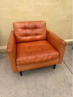Oversized Leather Chair