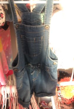 Toddler girl old navy denim overalls