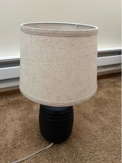 Black and Beige Lamp