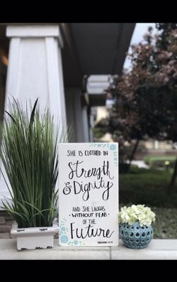 Custom made wood sign