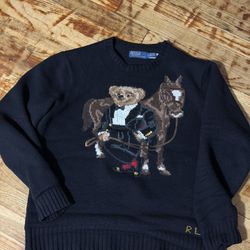 “NWOT POLO EQUESTRIAN BEAR SWEATER