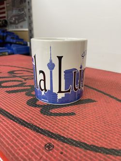 Starbucks Kuala Lumpur City Mug from the Collector Series, originally released around 2001-2006. It is a ceramic mug featuring skyline graphics of the