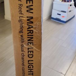 NICREW Saltwater Aquarium Light, Marine LED Fish Tank Light for Coral Reef Tanks, 2-Channel Timer Included