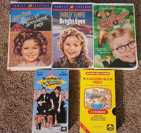 Shirley Temple Bundle VHS $20