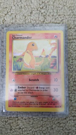 Charmander Pokemon card