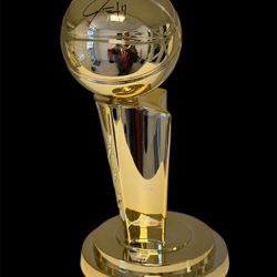 Jrue Holiday Boston Celtics Autographed Fanatics 2024 NBA Replica Trophy
