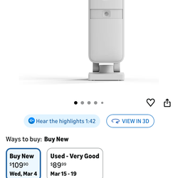 SimpliSafe Smart Alarm Wireless Indoor Security Camera