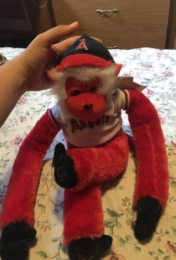 VINTAGE ANAHEIM ANGELS RALLY MONKEY