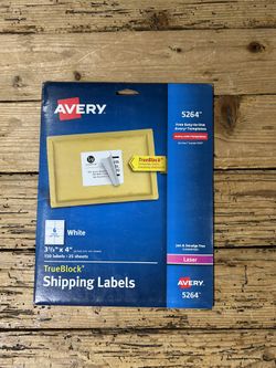 Avery True Block Shipping Labels 150