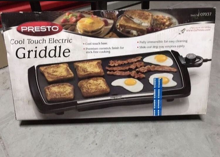 Presto Cool Touch Electric Griddle NEW