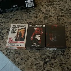 Scary Horror Movie Playing Cards 