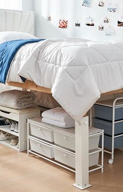 Bed Risers stand over 23.5" tall College dorm  Bed Risers