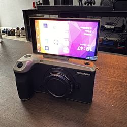 Yongnuo YN455 with LUMIX G 25mm