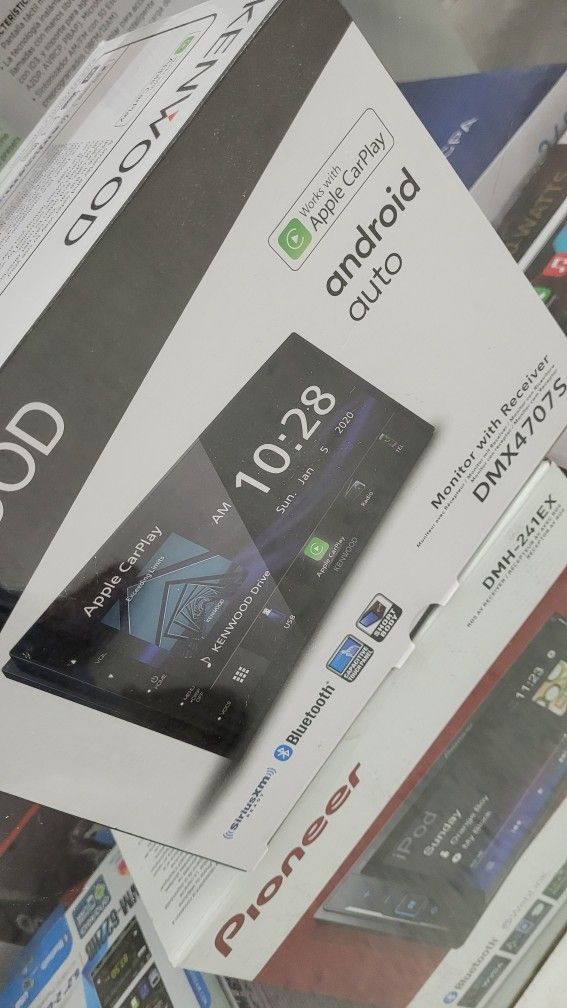 Kenwood Double Din Bluetooth Car Stereo Apple Car Play Android Auto