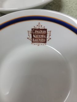 Vintage Canadian National Railways Bowls