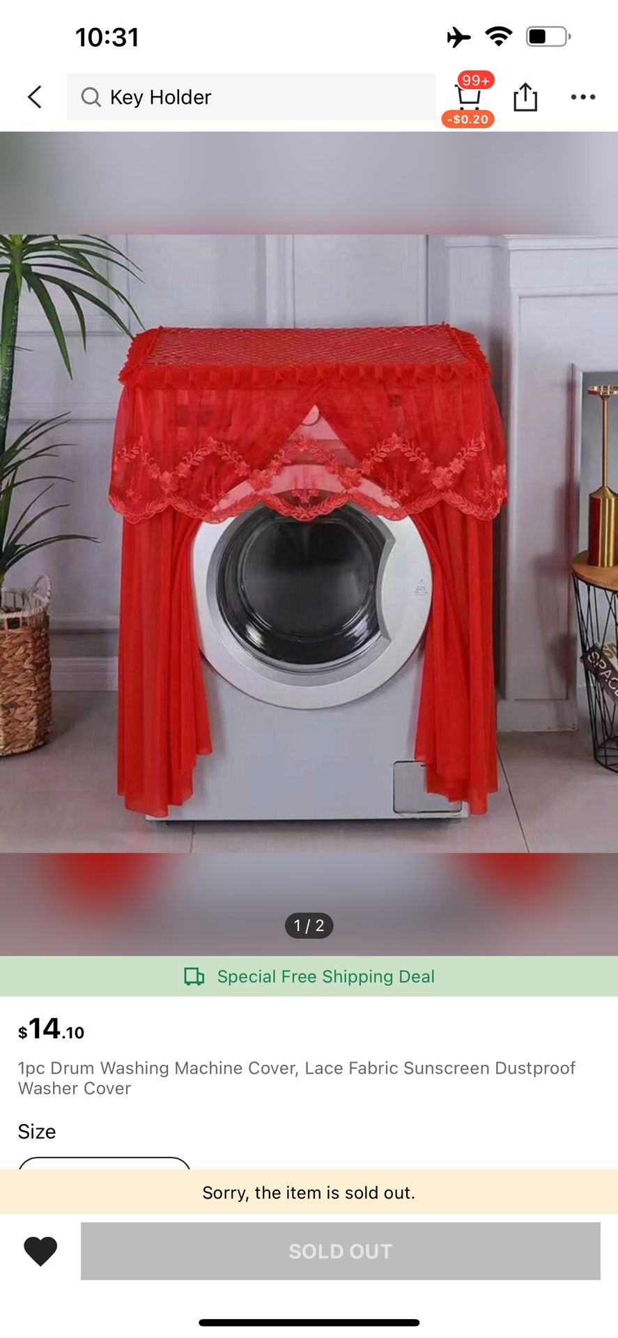 Washer N Drier Cover 