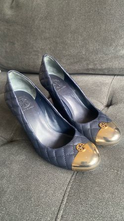 Tory  Burch High Wedge Shoe ( sz 8.5)