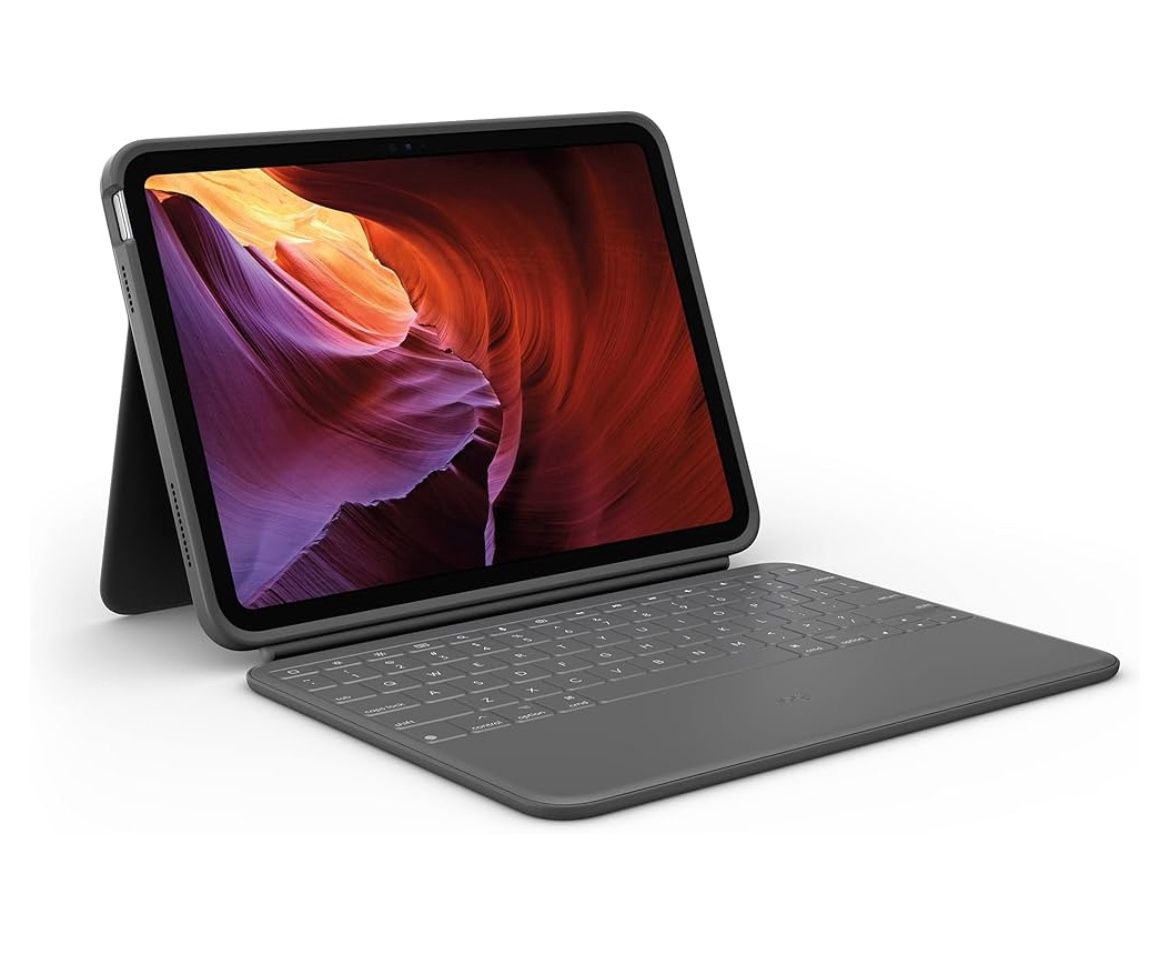 Logitech Rugged Folio Keyboard Case for iPad (10th gen & A16) 
