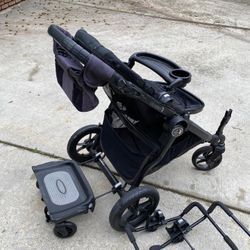 Baby Jogger City Select Black On Black With Accessories Skate Deck