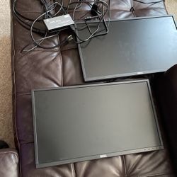 Two 24’ Dell Monitors (NEED GONE TODAY)