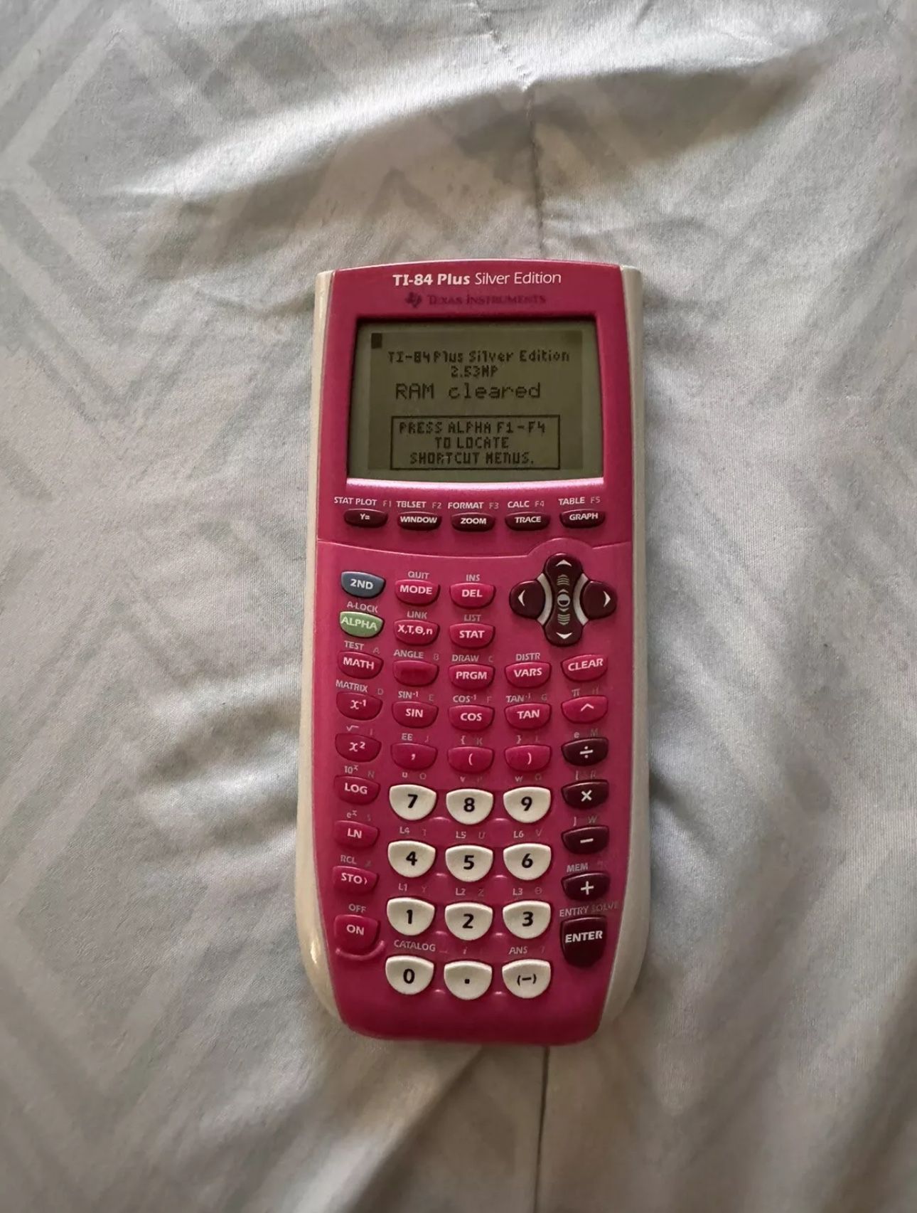 Ti-84 Plus C Silver Edition Graphing Calculator - Pink