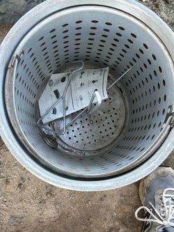 Large Aluminum Steamer Pot with Basket