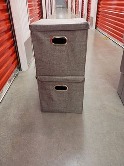Large Collapsible Storage Bins