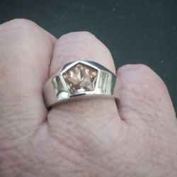 Men Women Morganite Ring