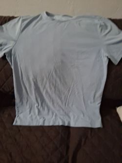 Mens light blue Tshirt L $3