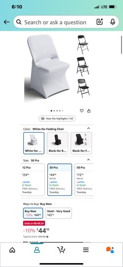 30 Pcs universal stretchy chair cover