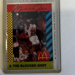 Michael Jordan McDonald’s Card