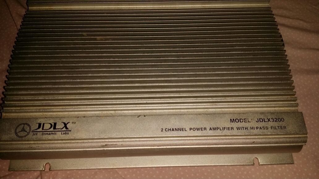 Jdlx 2 channel amp