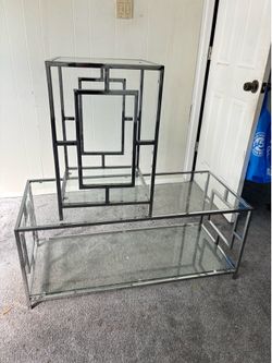 Coffee table and end table
