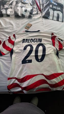 us soccer jersey red and white