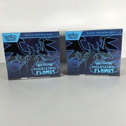 Phantasmal Flames Elite Trainer Boxes — Brand New & Sealed 
