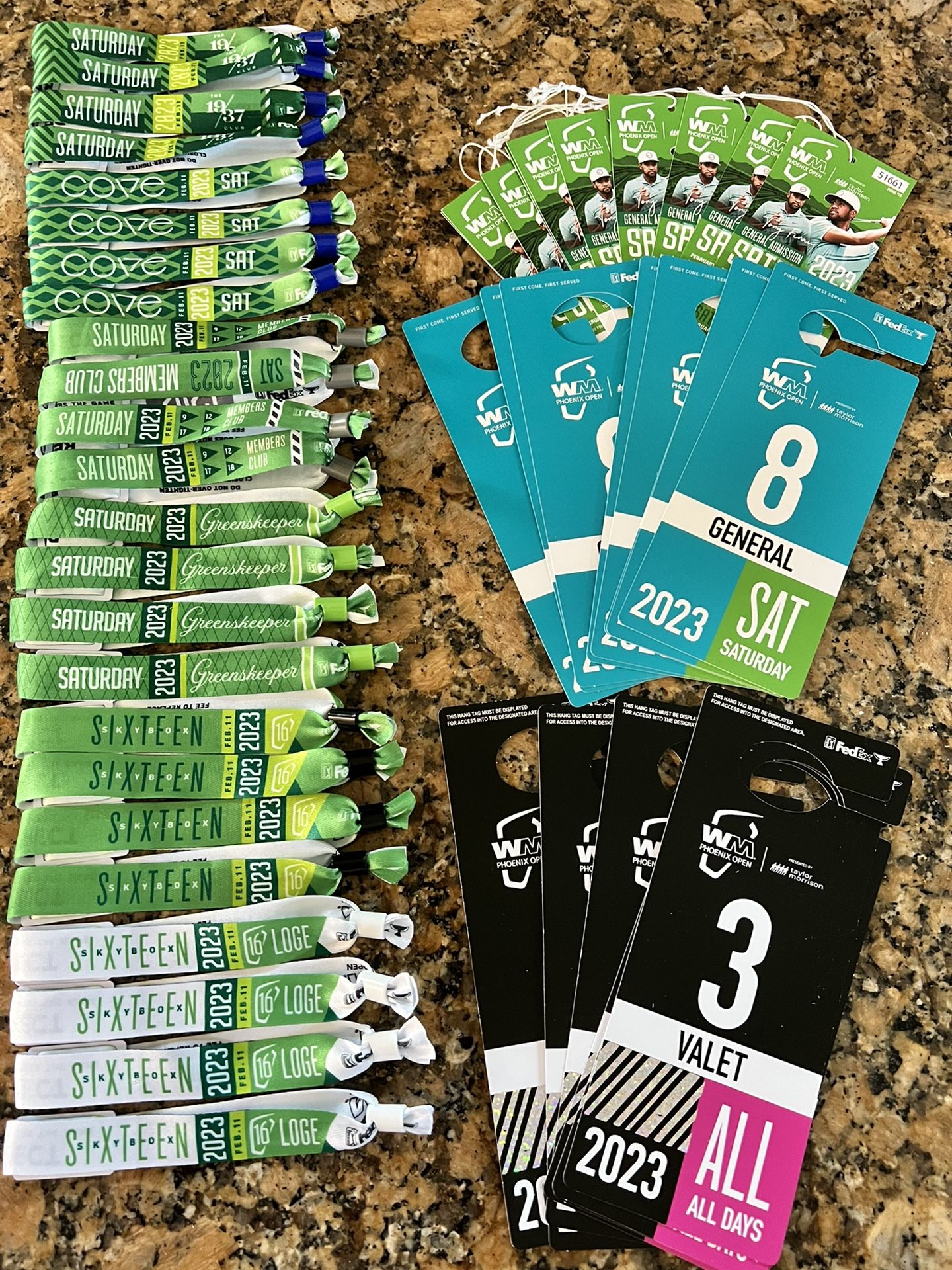 SATURDAY VIP Passes For Waste Management Open For Sale In Scottsdale
