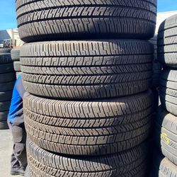 245/55r18 Goodyear Tires Con 90% De Vida Las 4