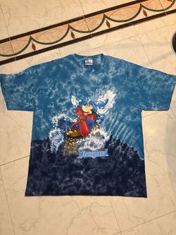 Mickey Mouse Disneyland Fantasia Tie Die Vintage T-shirt XL
