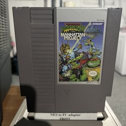 Teenage Mutant Ninja Turtles III The Manhattan Project For Nintendo NES