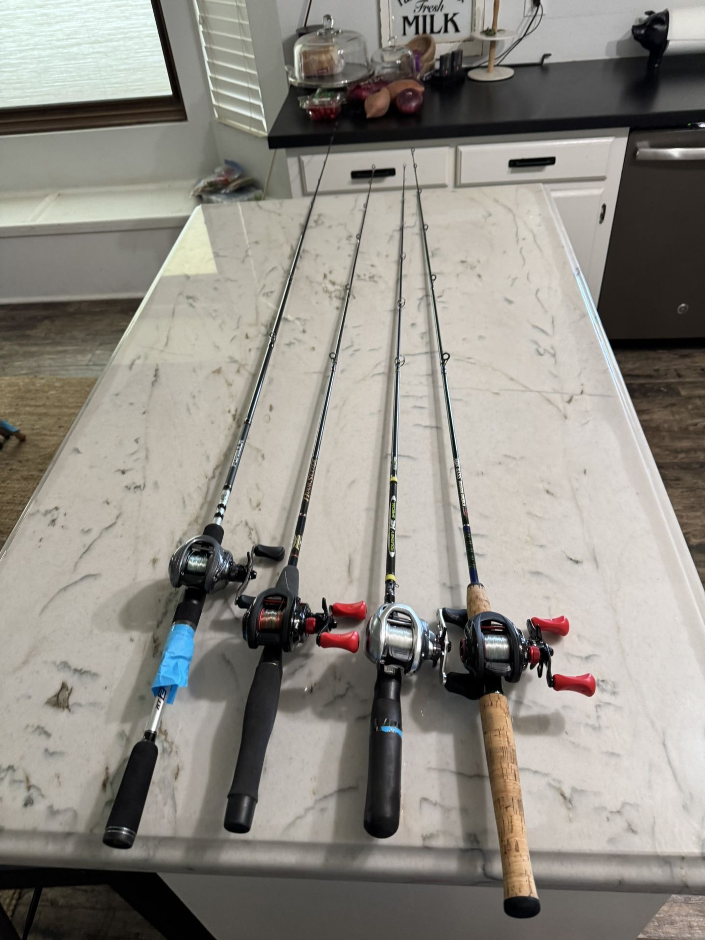 Fishing Reel And Rod Shimano, Abu Garcia