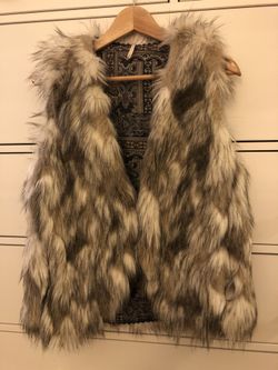 Free People faux fur Vest