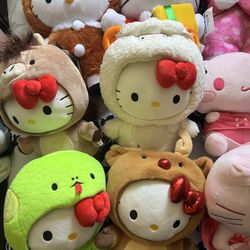 Hello Kitty And Friends Plushies 