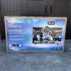 MV 43QD6 43” Hisense smart 4k Qled tv 