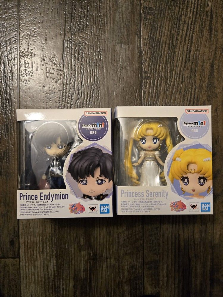 New Princess Serenity Prince Endymion Sailor Moon Tuxedo Mask figuarts sh mini anime manga movie queen cardcaptor sakura frieren figure