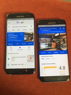 Samsung galaxy s7 edge unlocked $150 each