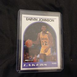 Earvin Magic Johnson NBA Hoops Card 1989