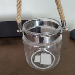 Farmhouse Glass With Rope