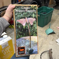 Copper Butterfly Dripper/ Fountain