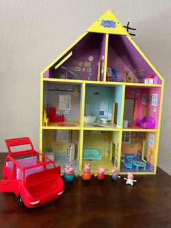 Peppa Pig Family House Playset with Figures and Car