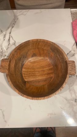 Wood bowl